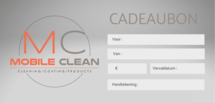 Cadeaubon voor coating vanaf