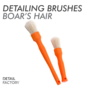 Detailing Factory Brush Long/Short Combo Boars's Hair - auto detailing borstels